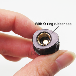 Cars Tires <span class=keywords><strong>Valve</strong></span> Stem Caps Cover Dustproof Cool Skull Head Red Eye <span class=keywords><strong>Valve</strong></span> Caps Black Chrome - Product Image 5