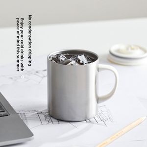 Modern Design f Stainless Steel Insulated <b>Mug</b> Office Coffee Drinking Water Cup for Office Use - Product Image 4