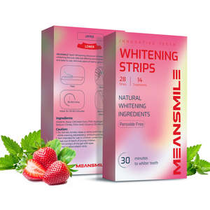 Bandes blanchissantes pour les dents sans peroxyde, naturelles, au menthol, à l'huile de coco et à l'arbutine, vertes - Product Image 3