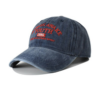 Gorras de Béisbol Deportivas al por Mayor con Logotipo Impreso Digitalmente, de Algodón Lavado, Estilo Informal, con Letras, Transpirables, Unisex