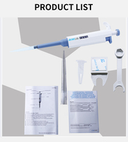 Pipette de laboratoire IKEME, micropipette monocanal, pipette réglable 0,1 µl-10 ml, micropipette de laboratoire