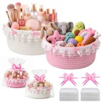 Panier de rangement en jute tressé Dream – Vide, décoratif, idéal pour la crèche, les baby showers et Noël