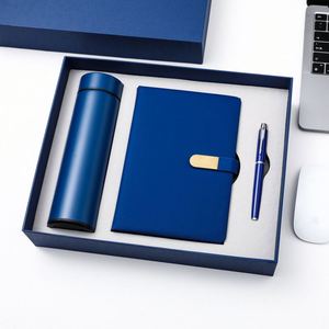 Caja de Regalo Empresarial Simple, Set de Taza Térmica y Cuaderno, Taza Inteligente con Indicador de Temperatura, Bloc de Notas, Regalo Creativo para Oficina, Set de Regalo Corporativo - Product Image 1