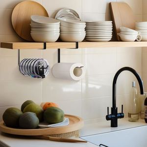 Organisateur de couvercles de gobelets, organisateur de couvercles de tasses peu encombrant, support de couvercles auto-adhésif ou à visser pour le rangement dans les armoires de cuisine - Product Image 3
