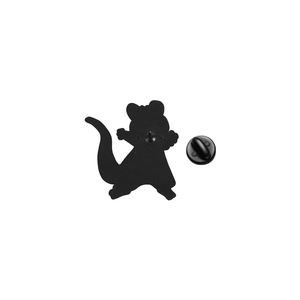 Broches en émail amusantes et grincheuses sur le thème de l'opossum, citation sarcastique sur l'opossum, je ne peux pas vivre, rire, aimer, broche de revers, vente en gros - Product Image 5