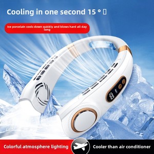 Có thể đeo tai nghe thiết kế <span class=keywords><strong>USB</strong></span> sạc di động cá nhân cổ làm mát Fan hâm Mộ Cổ cho ngoài trời trong nhà - Product Image 5