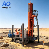 Foreuse rotative à haut couple pour puits d'eau, équipée d'un moteur diesel et d'une tronche tricône, pour l'exploration géologique