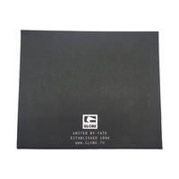 Boîte de papier rigide d'impression noire de haute qualité pour l'emballage de portefeuille et de t-shirt Boîtes de papier noir imprimé noir