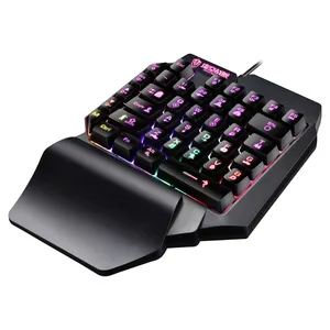 RGB Single Handed Mechanical Wired Keyboard PS4 Throne Game Keyboard