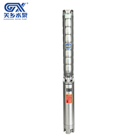 Pompe submersible pour puits profond de 6 pouces, 6SP 50HZ, haut débit, tête haute, en acier inoxydable 304, pour l'extraction d'eau