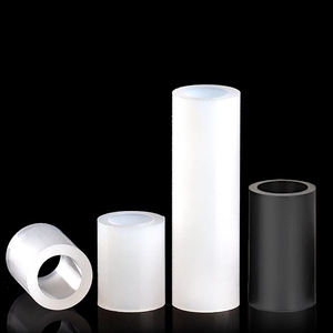 Espaçador Não-Rosqueado M3 M4 M5 M6 M8 Pilar Redondo Tubo Oco Arruela Plana Nylon PA66 Preto Branco Acabamento Liso - Product Image 2