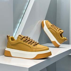 Zapatillas Deportivas de Piel para Hombre, Otoño 2026, Estilo Clásico, Ligeras, de Lujo, con Plataforma Baja, Modernas, Versátiles e Informales - Product Image 1