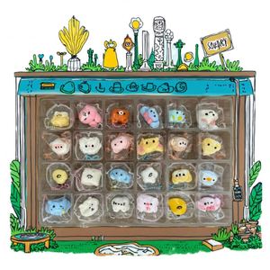 Wholesale Squishy Toy Blind Box Set - 24pcs Cute Stress Relief <b>Mini</b> Squeeze Toys Random Surprise Mystery for Festival Birthday - Product Image 2