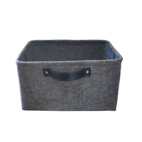 Cesto de Ropa Plegable de Fieltro Negro, Colorido, Ecológico, 100% Poliéster, Multiusos, para Almacenamiento de Ropa