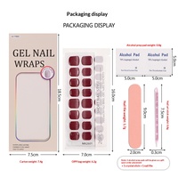Autocollants pour ongles en gel effet œil de chat tendance 2026, sans UV, auto-adhésifs, sans cuisson, imperméables, pour nail art, coffret cadeau