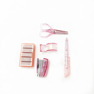 Mini grapadora, papelería, Kit de regalo, dispensador de <span class=keywords><strong>cinta</strong></span> con grapas de <span class=keywords><strong>cinta</strong></span> y perforadora, logotipo personalizado <span class=keywords><strong>para</strong></span> niños en edad escolar - Product Image 5