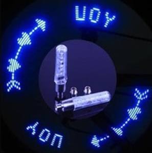 Lumière de roue de vélo de montagne Alphabet, <span class=keywords><strong>valve</strong></span> auto-ajustable, lumière <span class=keywords><strong>LED</strong></span> pour rayons - Product Image 2