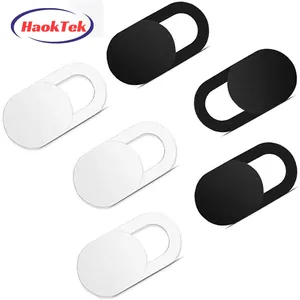 HAOKTEKCustom LOGO ABS plastic cam cover removable promotional webcam camera cover for protecting your privacy