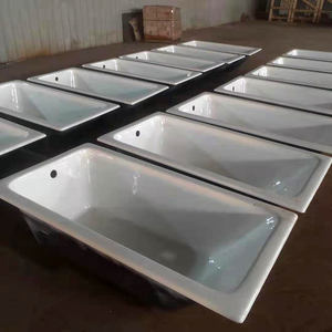 <span class=keywords><strong>Baignoire</strong></span> autoportante en <span class=keywords><strong>fonte</strong></span> BGL Modern de 1,5 m, écologique, taille standard du marché américain, pour décoration d'hôtel, <span class=keywords><strong>encastrable</strong></span> - Product Image 3