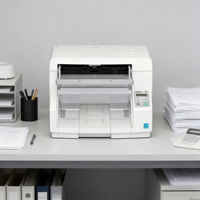 Escáner de Documentos CIS de Alta Velocidad 5076H A3 con Resolución Óptica de 600x600dpi para Digitalización de Archivos