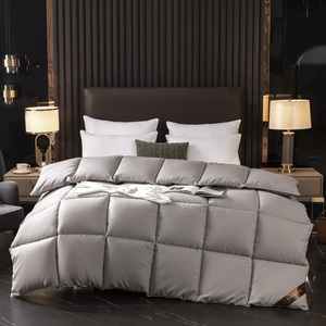 Khách sạn sang trọng Duvet đầy đủ kích thước Quilted <span class=keywords><strong>Comforter</strong></span> với sợi nhỏ Polyester điền mềm nhẹ bộ đồ giường xuống thay thế - Product Image 1