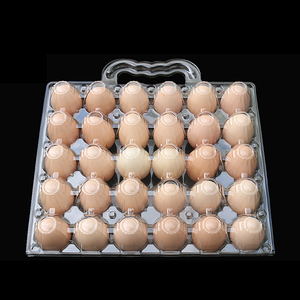 Wholesale fashion custom china cheap disposable transparent plastic egg trays egg box