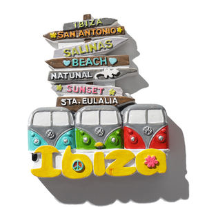 Aimant de réfrigérateur personnalisé 3D en résine Espagne Souvenir Ibiza <span class=keywords><strong>Marbella</strong></span> Malaga San Antonio Aimants décoratifs promotionnels pour réfrigérateur - Product Image 5