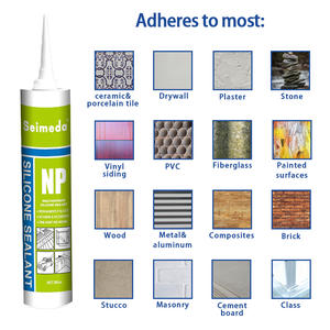 Scellant adhésif en silicone polyvalent imperméable et résistant aux intempéries Seimeda Caulking NP - Product Image 1