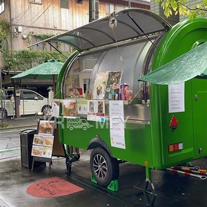 2025 Van Hot Dog <b>Cart</b> Mobile Restaurant Concession Trailer Food Truck With Full <b>Kitchen</b> - Product Image 1