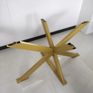 Bases de mesa de acero forjado redondo café comedor Industrial restaurante muebles marcos patas de hierro fundido Metal bases de mesa para mesa - Product Image 5