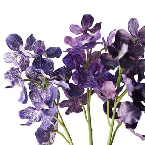 Fleur hydratante haut de gamme 7 têtes Real Touch papillon <span class=keywords><strong>Vanda</strong></span> orchidée fleurs pour salon mariage décoration extérieure - Product Image 1