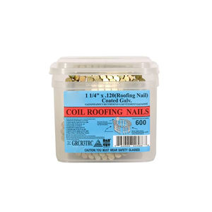 Clous de toiture en laiton et aluminium galvanisé, longueur 1 1 <span class=keywords><strong>4</strong></span> 1/<span class=keywords><strong>4</strong></span> X.20, 3/<span class=keywords><strong>4</strong></span> 2 pouces pour l'amérique du <span class=keywords><strong>nord</strong></span> avec tête plate - Product Image 6