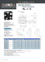 Ventilateur à roulement à billes 30mm 3010 haute vitesse 13000 tr/min 30x30x10mm Dc 12V 24V Casque de sécurité Ventilateur de refroidissement silencieux miniature