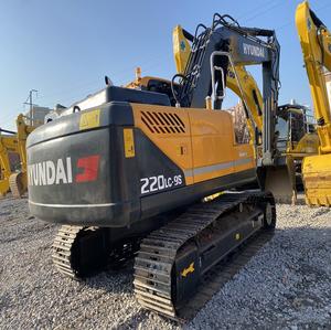 Excavatrice Hyundai 2023 Marque Hyundai originale importée de Corée Digger 22ton 220 Excavatrices d'occasion avec bon prix à vendre - Product Image 3