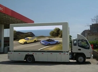 Affichage numérique LED pour camion publicitaire extérieur monté sur camion/fourgon/remorque, P6 P8 P10 HD