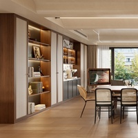 HAIYUE Mobilier de maison entier en bois massif, conception personnalisée, installation, style ancien moyen, multifonctionnel, salon, chambre à coucher