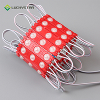 LUCKYSTAR Daya Tinggi LE6113 IP65 Injeksi 12V 3 LED Modul Luar Ruangan 2835 5050 Cina Iklan Kotak Cahaya Energi Baru Efisien