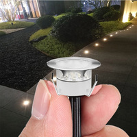 Kit de 10 lampes LED RGB WIFI Tuya de 45 mm, haute luminosité, pour terrasse, jardin, sol, éclairage paysager extérieur, pour escalier, patio, jardin, sol