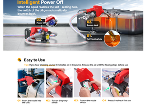 Ensemble de pompe à huile doseuse auto-amorçante à haut débit pour voiture, transmission haute précision 1% - Product Image 3