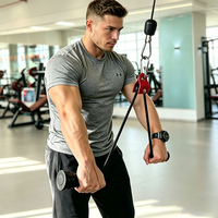 Poignée conique pour triceps, accessoire de fitness premium pour machine à câble de traction dorsale, entraînement de force