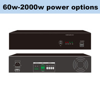 Amplificateur de puissance 120W, protection contre les surcharges CC, fusible AC, court-circuit, 1 entrée symétrique, OEM ODM, matériau métallique