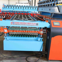 Fabricante de Máquinas Formadoras de Rollos de Láminas para Techos Corrugados de Doble Capa de 5V