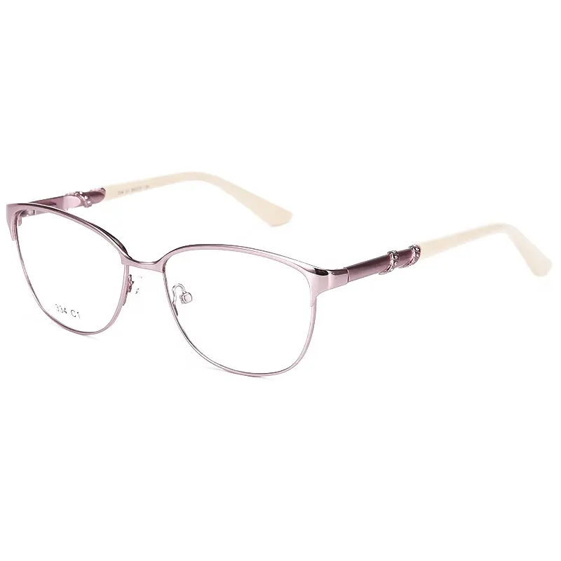 Modern Style Glasses Metal and Acetate Material Women Optical Frames wholesale