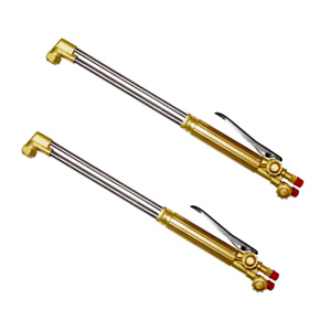 Torche de coupe longue en laiton massif pour usage intensif JCT-13, longueur 36/72 pouces, compatible <span class=keywords><strong>oxygène</strong></span>/<span class=keywords><strong>acétylène</strong></span>/propane - Product Image 1
