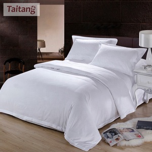 <span class=keywords><strong>Lin</strong></span> 4 pièces Ensembles De Literie <span class=keywords><strong>Housse</strong></span> De Couette Et Drap De <span class=keywords><strong>Lit</strong></span> Blanc 100% Satin de coton Nouvelle Conception De Drap De <span class=keywords><strong>Lit</strong></span> - Product Image 2