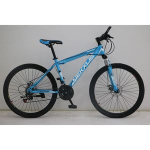 Bicicleta de Montaña Económica de 26 Pulgadas y 21 Velocidades con Frenos de Disco Hidráulicos, Cuadro de Acero y Amortiguación - Product Image 3