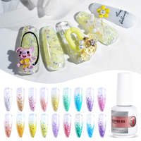 MissGel Disco Paillettes Réfléchissantes Couleur Vegan Vente en Gros Fournitures pour Ongles Marque Privée Personnalisée Paillettes Réfléchissantes UV Vernis à Ongles Gel