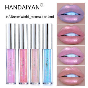 HANDAIYAN 6-kleuren Diamond Shine Metallic Vloeibare Lipstick Langdurige Glitterpoeder Lipgloss - Product Image 2