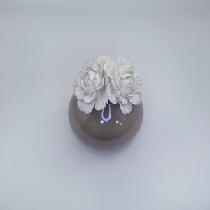 Diffusore floreale in ceramica bottiglia di olio <span class=keywords><strong>essenziale</strong></span> solido deodorante ROHS certificata decorazione di fragranze per la <span class=keywords><strong>casa</strong></span> per auto da ufficio - Product Image 3