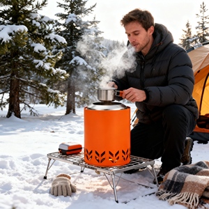 <span class=keywords><strong>Kit</strong></span> complet <span class=keywords><strong>de</strong></span> tente <span class=keywords><strong>de</strong></span> camping avec <span class=keywords><strong>poêle</strong></span> <span class=keywords><strong>à</strong></span> <span class=keywords><strong>bois</strong></span> et cheminée, tente chaude pour installation immédiate, abri par temps froid, chasse - Product Image 3